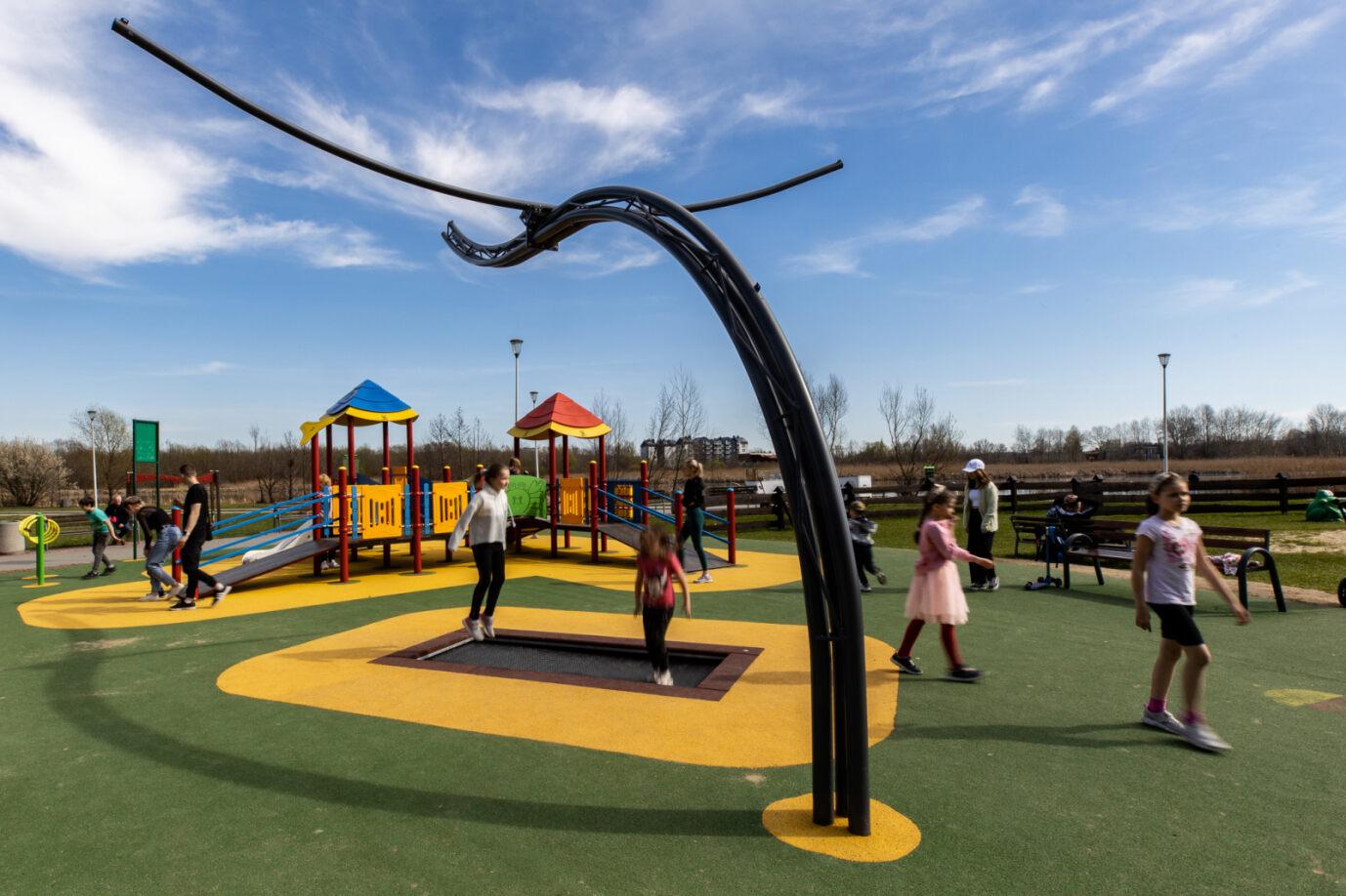 plac zabaw przy Lisiej G&oacute;rze w Rzeszowie, fot. Grzegorz Bukała, Urząd Miasta Rzeszowa